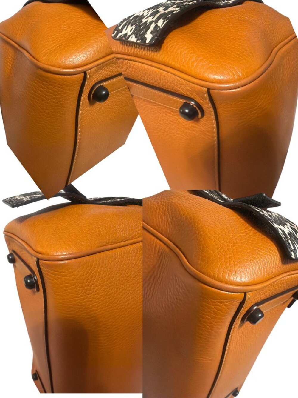 Coach 1941 Rogue Satchel 58841 Butterscotch Pebble Leather Snake Trim Doctor Bag - Picture 16 of 16